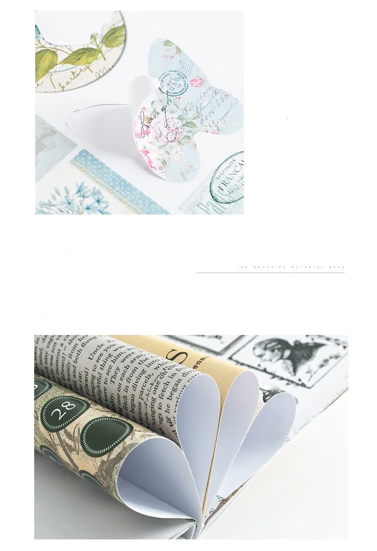 ROSYPOSY Scrapbooking Stickers Junk Journal Background Diary Decoration DIY Big Sticker Dot Flower Design Hobby Craft Supplies