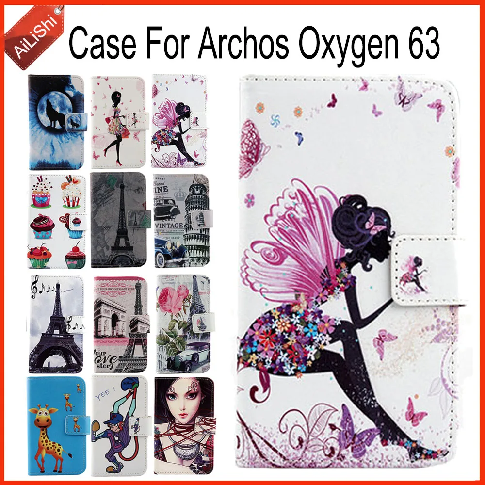 AiLiShi чехол для Archos Oxygen 63 роскошный Флип PU окрашенный кожаный 100% Специальный