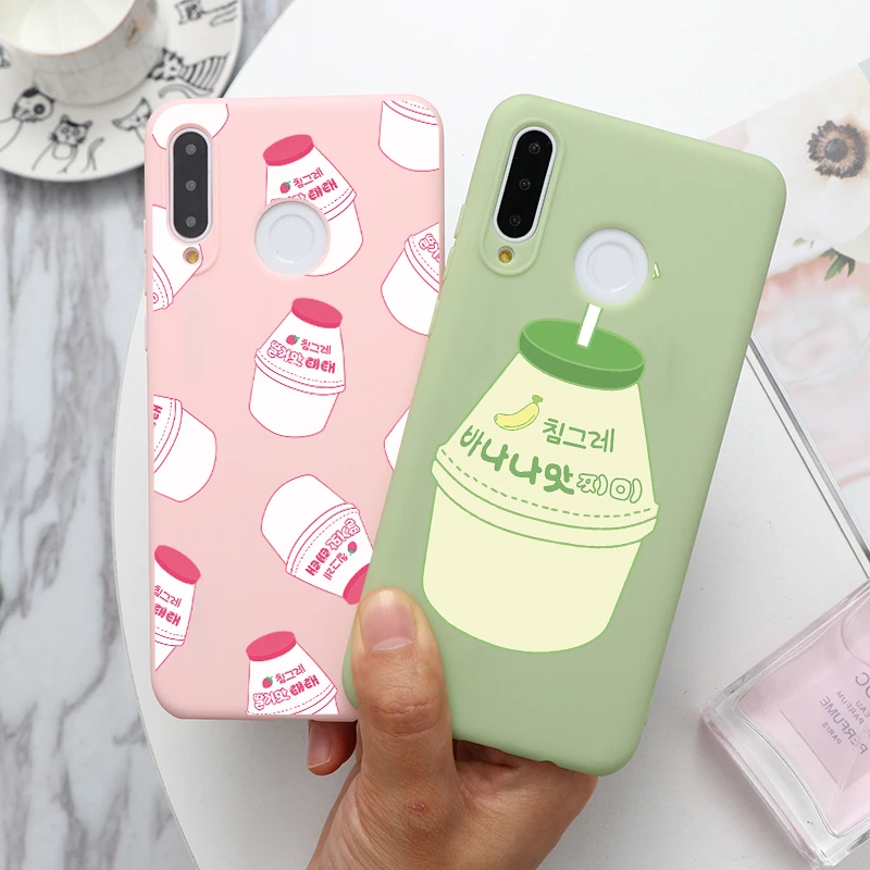 Симпатичные мягкие ТПУ чехлы для Huawei P20 P30 Lite Honor View 10 20 9 9X Pro 8X Play 10i 20i Y6 Y7 Y9 Prime 2019 P