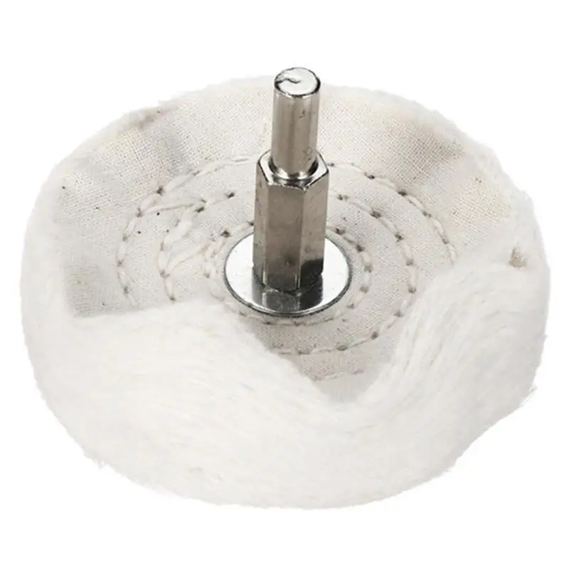 Cylindrical Conical Buffing Grinding Head Cotton Cloth Wheel Abrasive Tool