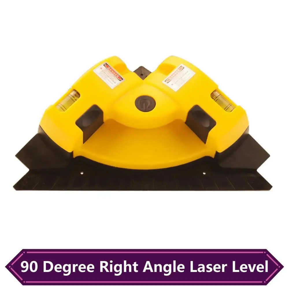 90 градусный квадратный лазерный прибор с прямым углом и инфракрасным уровнем