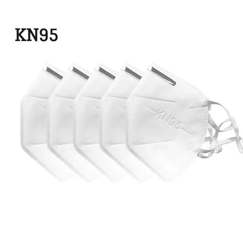 

10/50PCS Fast Delivery KN95 Dustproof Anti-fog And Breathable Face Masks N95 Mask 95% Filtration Features as KF94 FFP2
