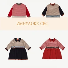 Предпродажа, ZMHYAOKE-CBC г. Осеннее платье для маленьких девочек красивое рождественское платье принцессы на День Благодарения Детские платья для девочек