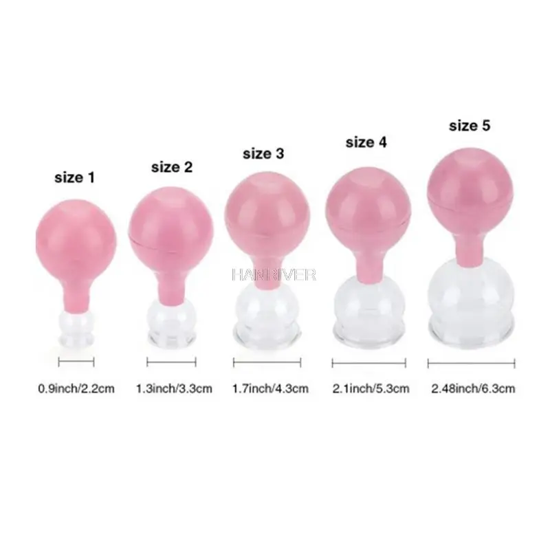 Vacuum Cans For Massage PC Suction Cup Anti Cellulite Massager Therapy Kit Family Chinese Cupping | Красота и здоровье