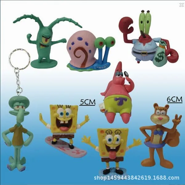 

A Large Amount Sale 8-SpongeBob Garage Kit Anime Model Anime Peripheral Product