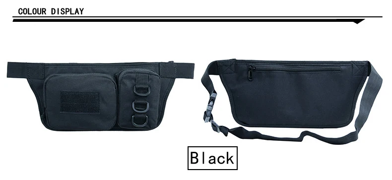 Outdoor Sports Waterproof Tactical Waist Bag Utility Riding Multi-pockets Card Phone Bags Camouflage Cycling Running Hiking Bags