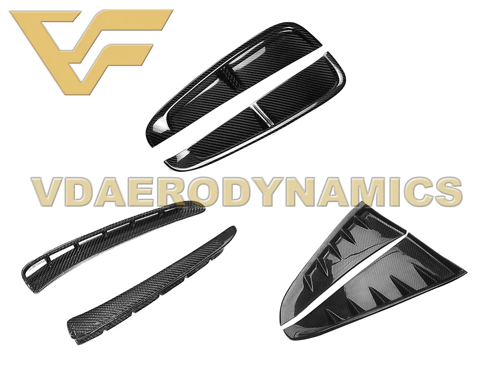 Подходит для 10 16 17 19 Porsche Panamera 970 971 VAD углеродное волокно переднее крыло