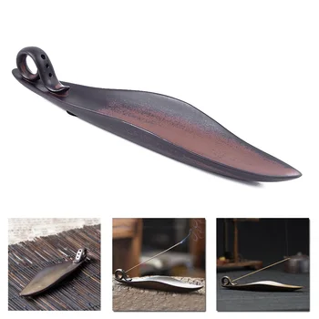 

Art Incense Burner Stick Ash Catcher Burner Holder Aromatherapy Ash Board Decoration Ceramic Home Decor Censer Tool