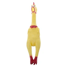 17 Inch Squeeze Shrilling Screaming Chicken Funny Toy Gift Chicken Toy