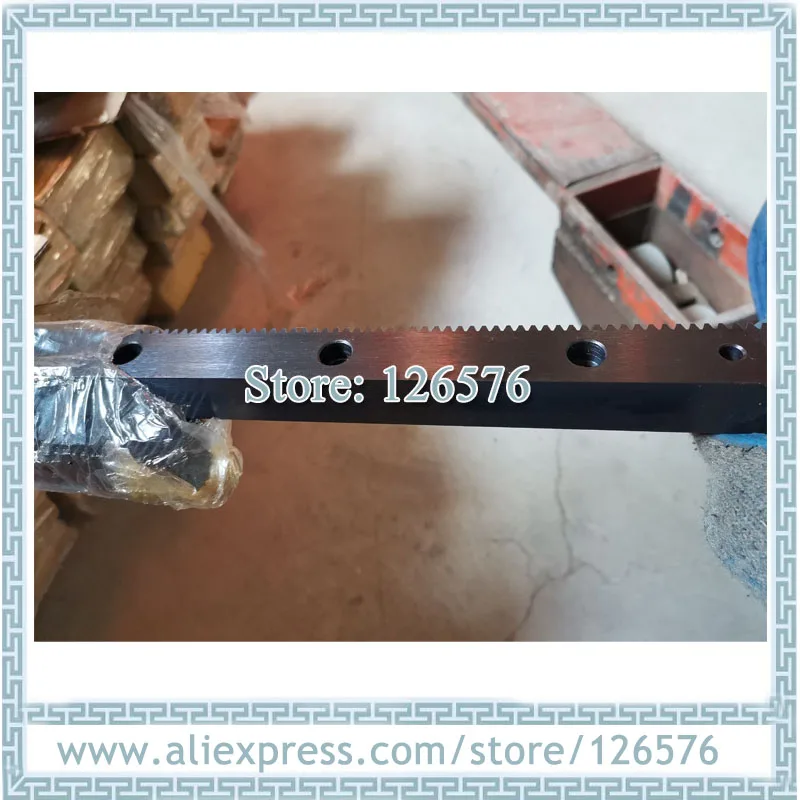Helical rack gear and pinion module 1.25 right handle helical left size 22x25x670mm | Инструменты