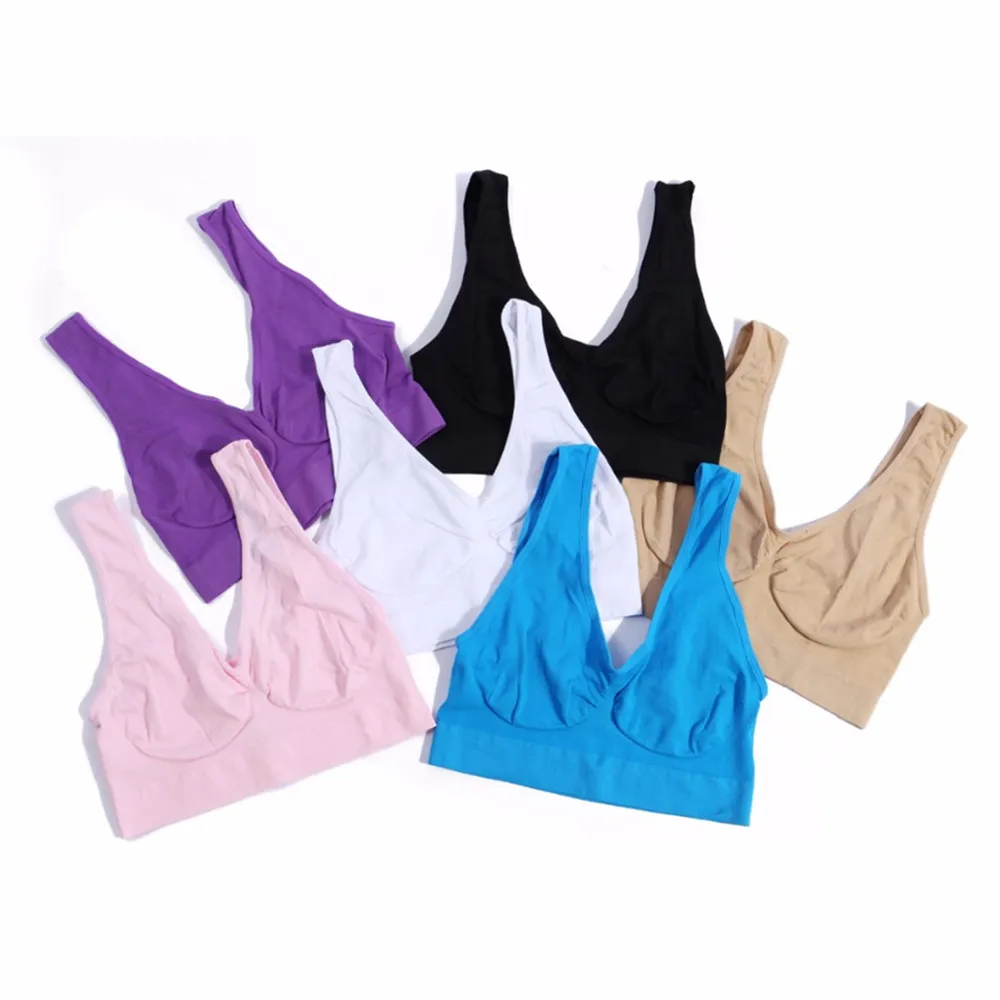 3-Pcs-set-Spring-Sexy-Tops-Women-Bust-Bra-Push-Up-Seamless-Sport-Bra-Sleeping-Running