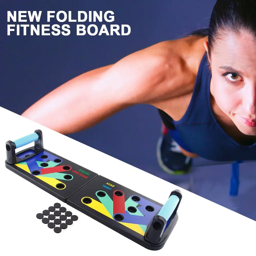 Push Up Rack Board Body Building 9 in 1 Body Comprehensive Exercise Bracer Building Rack Gym Fitness Euipment GYM Body Training