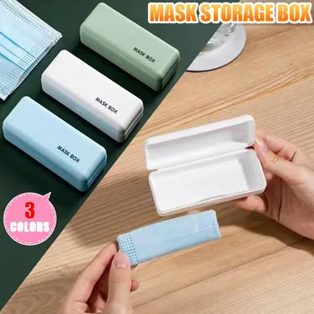 

new Mask Storage Box Isolation Bag Student Child Adult Put Small Box Artifact Storage Bags Mouth Covers Storage Box Mascarilla