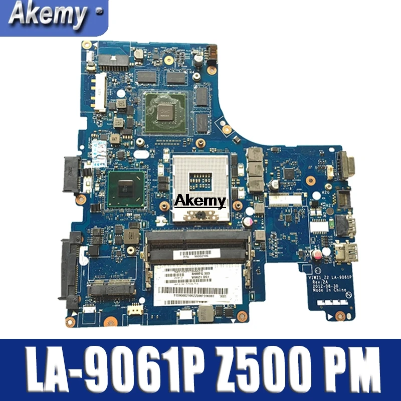 

LA-9061P For Lenovo Z400 laptop motherboard VIWZI-Z2 LA-9061P Z400 2G video card PM original motherboard Test
