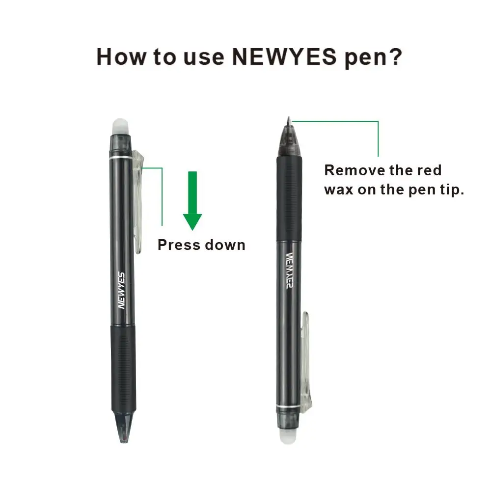 NEWYES 12 шт./компл. оригинальный пользовательский смарт ноутбук стираемая ручка