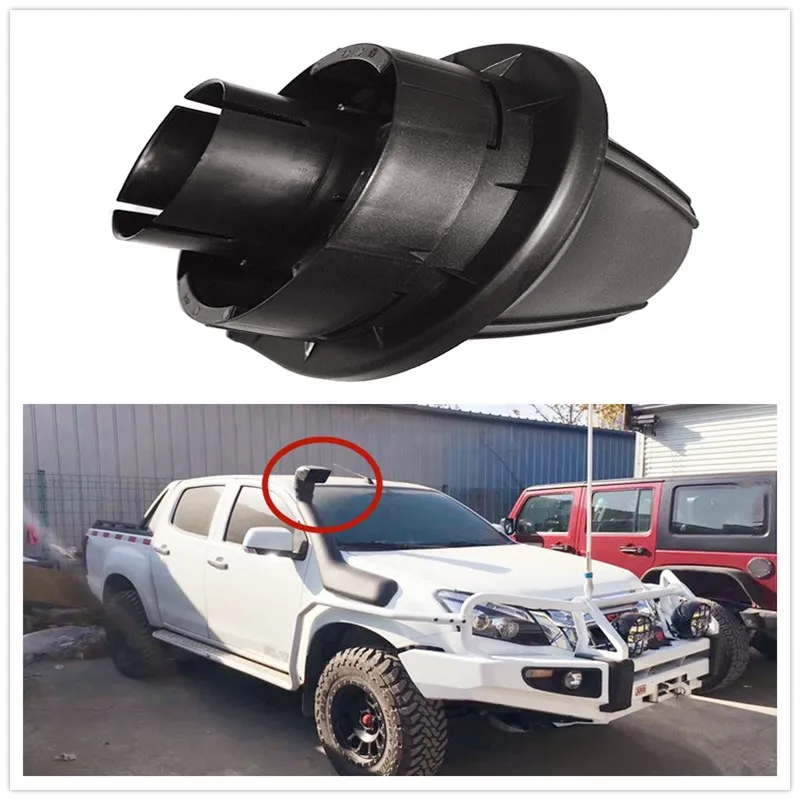 

3.5" 3.0" Car Universal Snorkel Kit Head Airtec Mushroom Head 95mm / 85mm Air Intake cap cover Flow Replacement 4x4 Vehicle