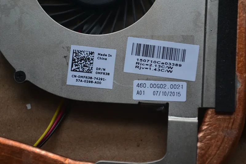 Новый ноутбук процессора вентилятор охлаждения для DELL 14R-3442 3441 3542 3541 с радиатором