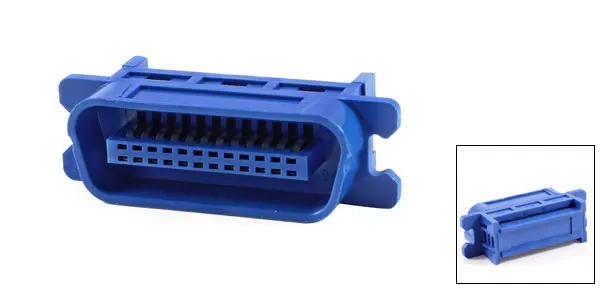 Household Office Champ 24 Pin Male Centronic PCB Mount IDC Connector Blue