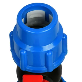 

One-piece Ball Valve Design Plastic Stop Valve For HDPE Or Alkathene Water Pipe Compression Ends 20/25/32mm