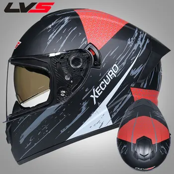 

2020 new Motorcycle Helmet cool Modular Moto Helmet With Inner Sun Visor Safety Double Lens Racing Full Face Helmet