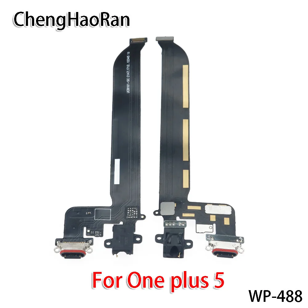 ChengHaoRan 1 шт./лот для One plus 5 5T 6T Хвост провода USB порт зарядки разъем док-станция разъем гибкий кабель Замена - Цвет: 5