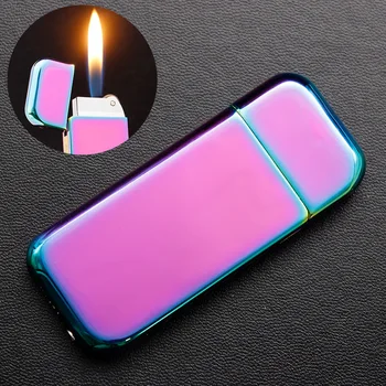 

Ultra-thin Torch Lighter Metal Lighters Gas Lighter Mini Turbo Lighters Smoking Accessories Cigar Cigarettes Lighter