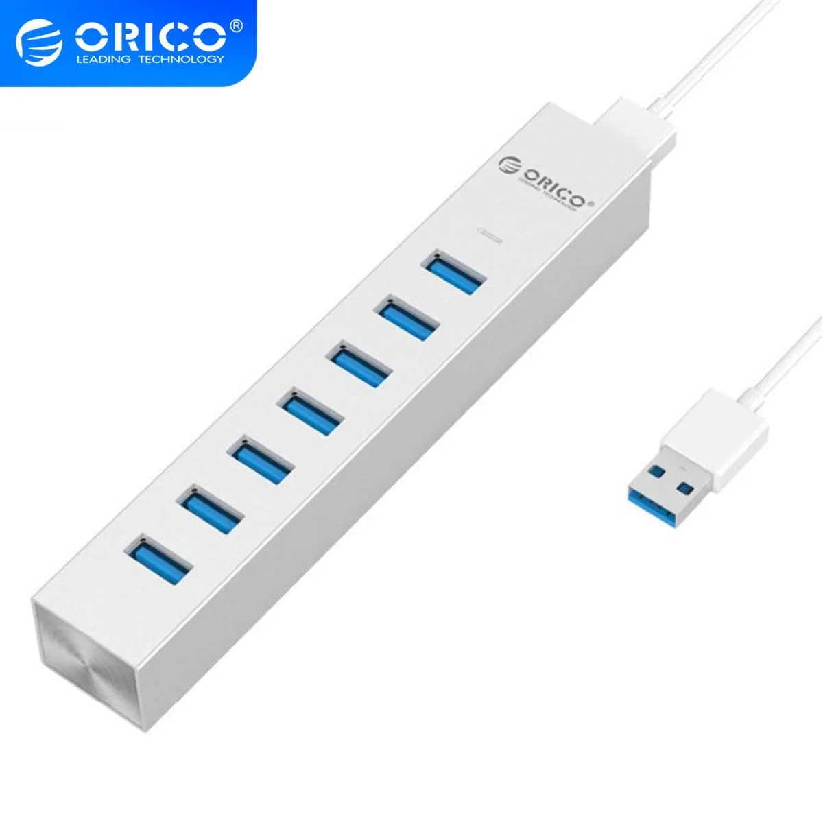 Алюминиевый Концентратор ORICO с 7 портами Usb 3 0 сверхскоростной концентратор 5