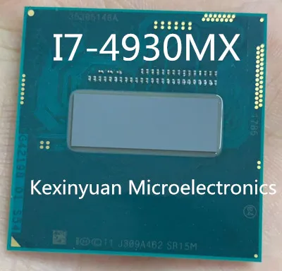 

Intel Core i7-4930MX i7 4930MX SR15M 3.0 GHz Quad-Core Eight-Thread CPU Processor 8M 57W Socket G3 / rPGA946B