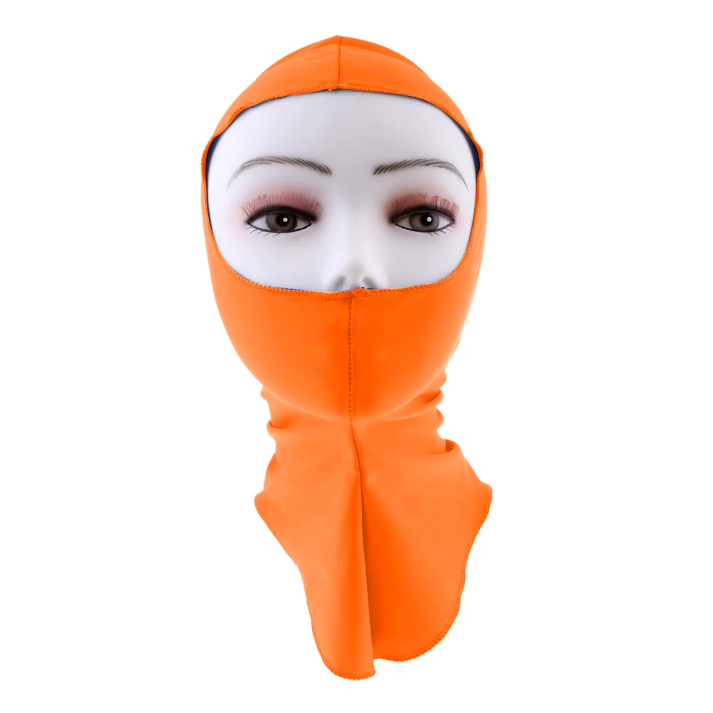 Breathable UV Protection Face Mask Neck Cover Solid Color Water Sports Snorkeling Swimming 