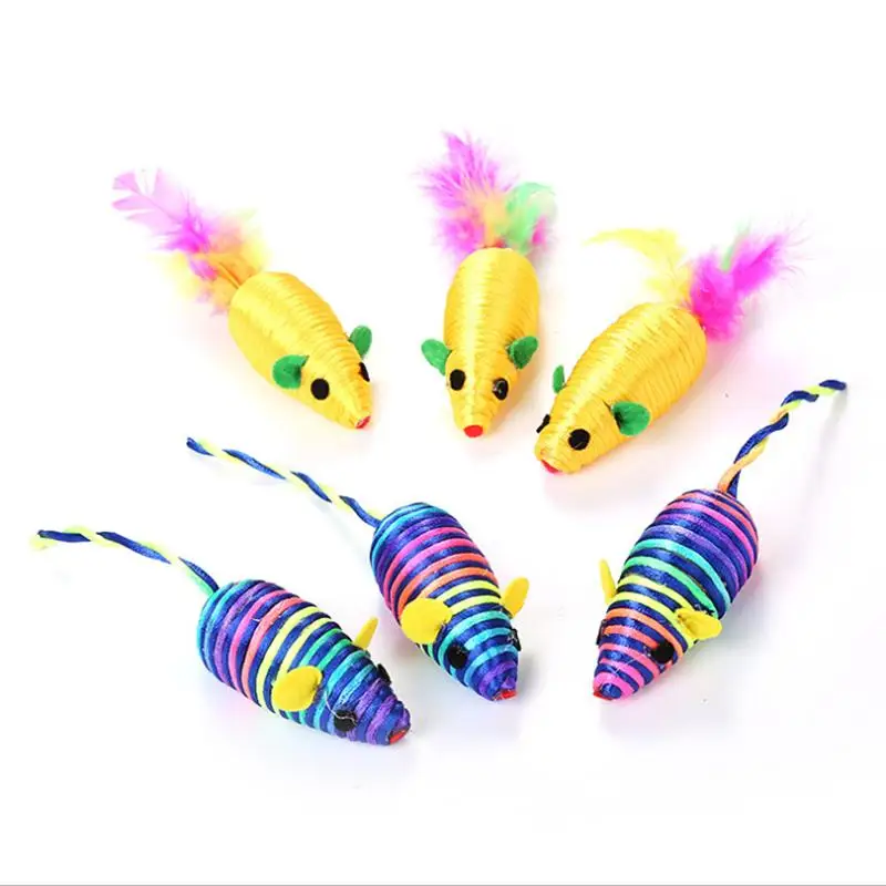 1pcs Original Pet Cat Toys Mouse Feather Toy Funny Rabbit Fur False Mouse Mini Training Playing Toys For Cats Kitten Pet Product 1pcs Original Pet Cat Toys Mouse Feather Toy Funny Rabbit Fur False Mouse Mini Training Playing Toys For Cats Kitten Pet Product