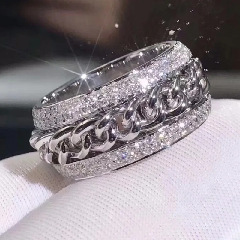 Женское Винтажное кольцо из серебра 925 пробы с фианитом|Кольца| |