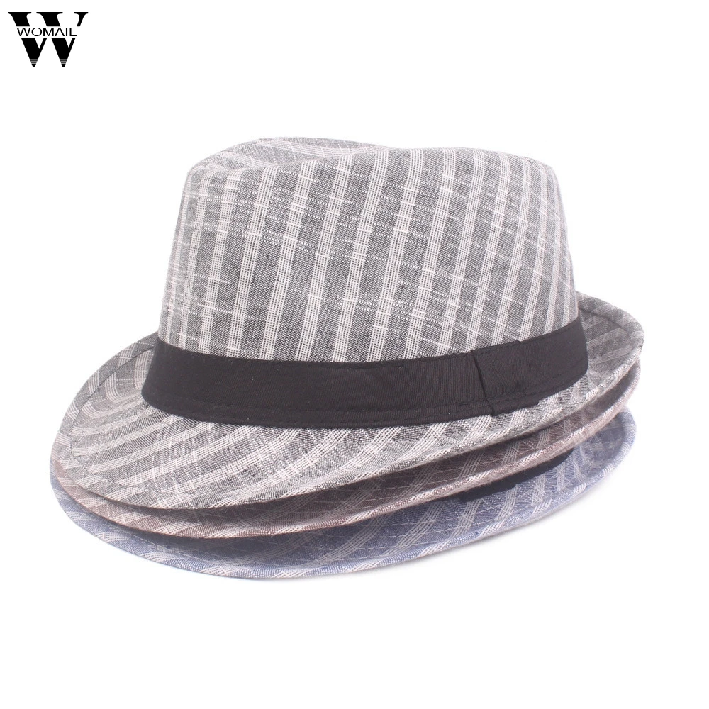 Новинка, модная мужская шляпа fedoras, женская, модная, джазовая шляпа, летняя, весенняя, черная Шерстяная Смесь, повседневная, полосатая шапка S12