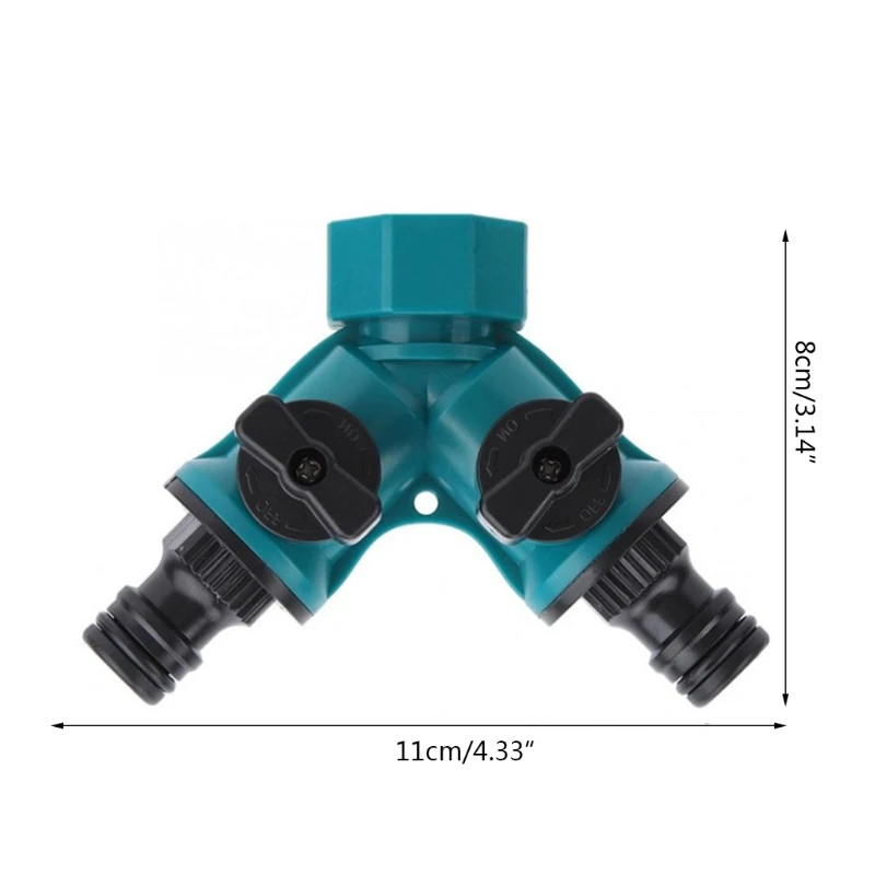 Irrigation Y Shape Tap Connector Garden Hose Adapter Splitter Quick Coupling Drip Garden Watering Irrigation System Tool
