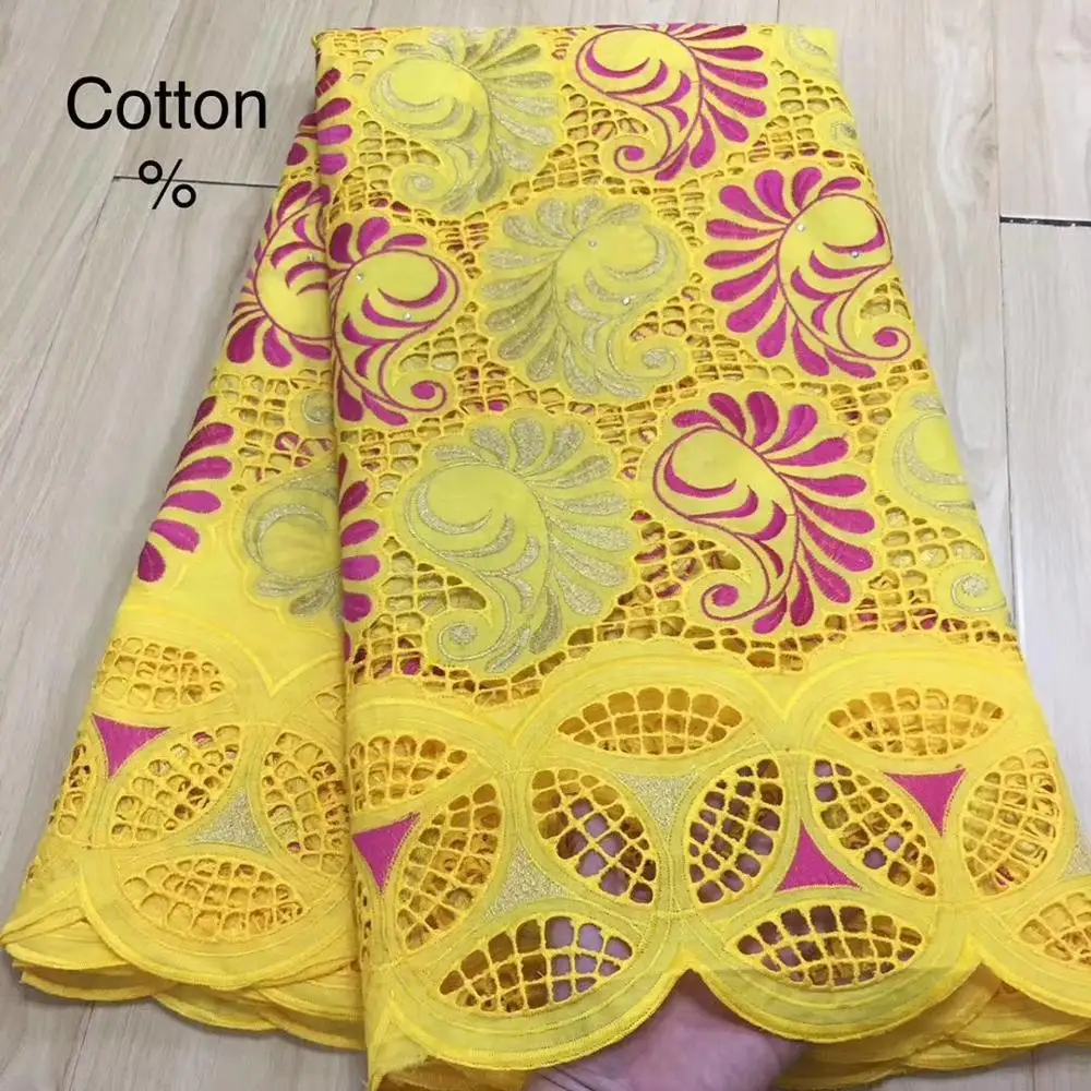 Фабричная оптовая цена Высокое качество африканская мода швейцарская вуаль