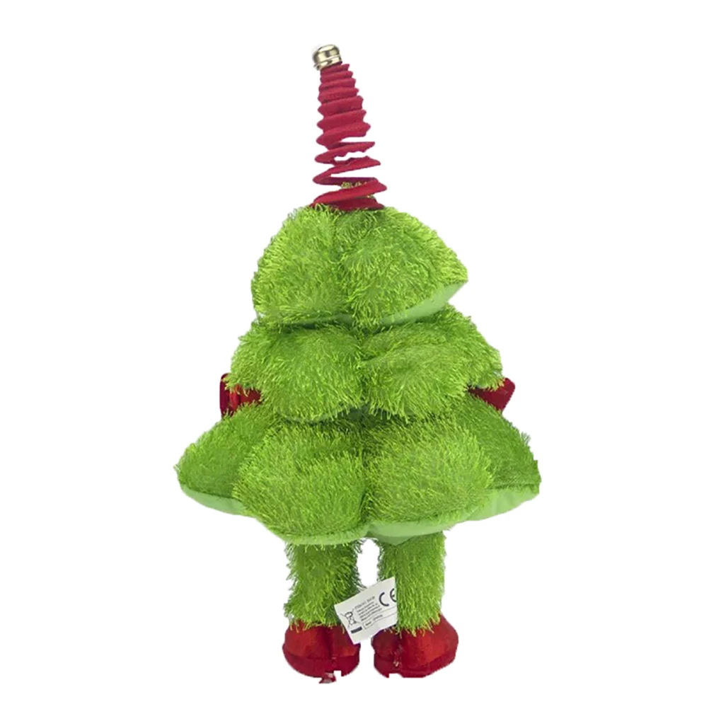 Plush Animated Christmas LED Singing Dancing Tree Toy Musical Light Up Figure Xmas Tree Electric Toy Kids Toys New Year Gift#20