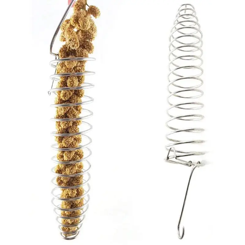 

Hanging Pet Feeder Basket Toy for Birds Parrot Cockatiels