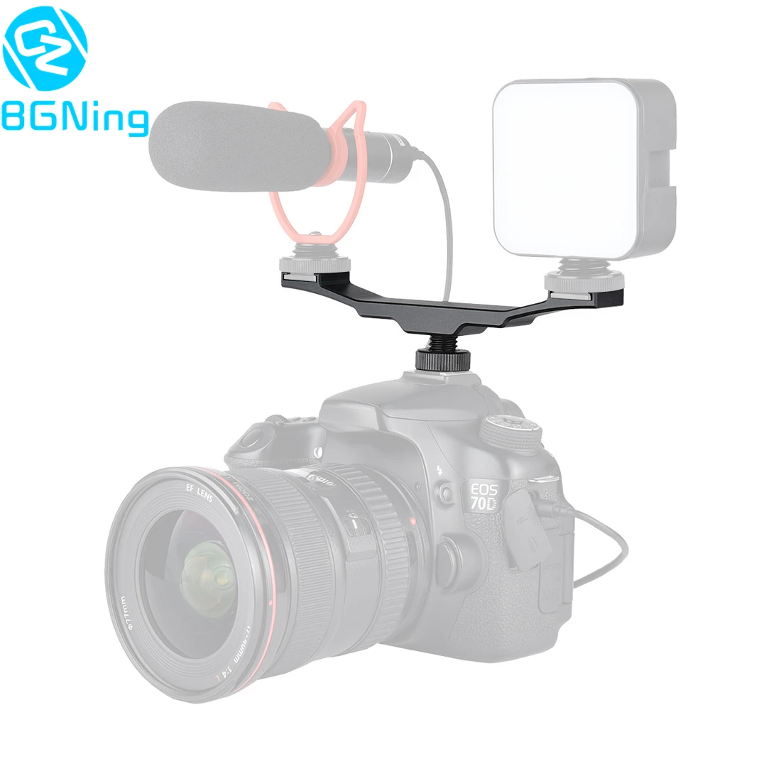 Комплект микрофона для фотографии видео зеркальной камеры набор двойной горячий