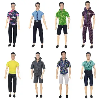 

5pcs/set Children Clothes Toy Fashion Casual Suit Wear for 32CM Male KEN Doll