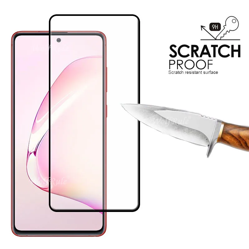 mobile protector Full Cover Glass For Samsung Galaxy Note 10 Lite Glass For Samsung Note 10 Lite Phone Film For Samsung Note 10 Lite Lens Glass t mobile screen protector