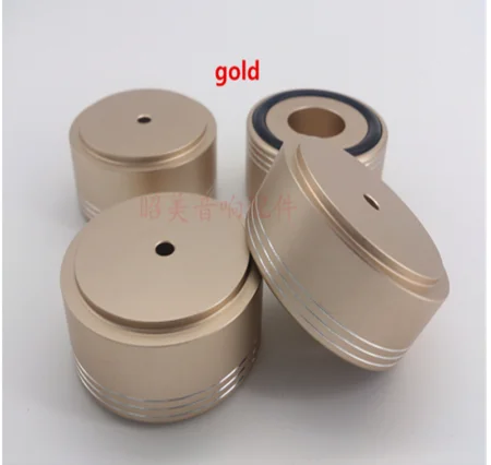 Silver black gold Diameter 49mm Height 22mm Aluminum audio amplifier Speaker machine feet Shock absorber | Электроника