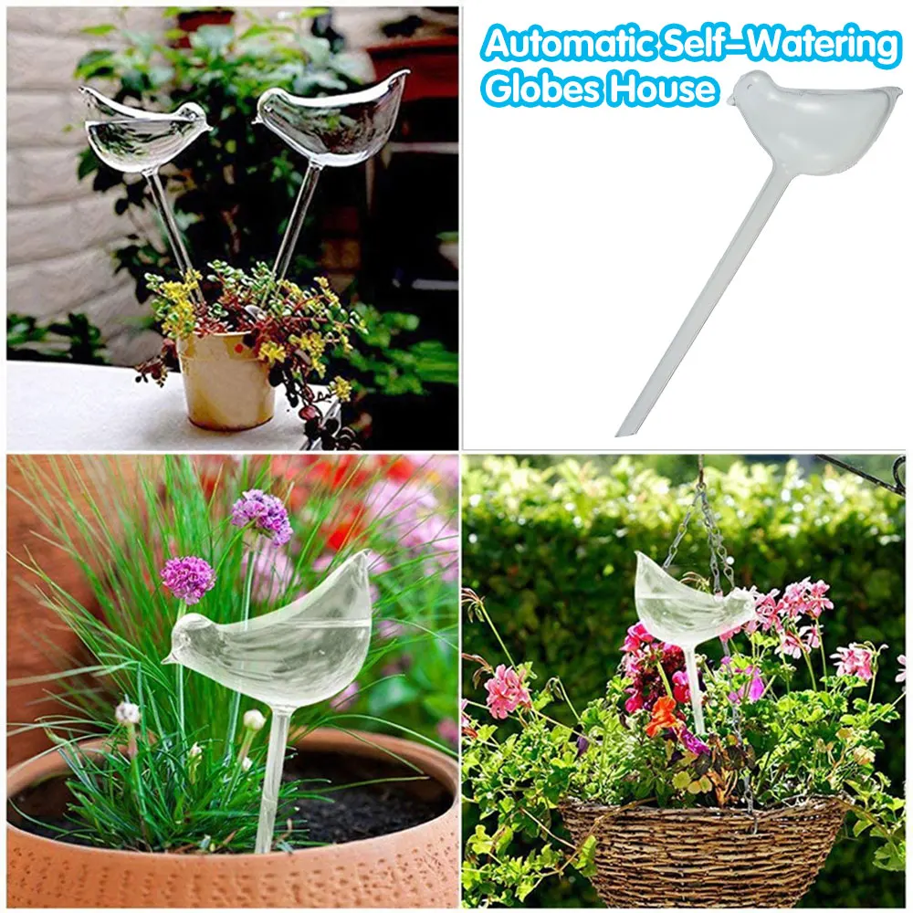 Lot De 4 Indicateurs D'arrosage Pour Plantes - 22,8 Cm, Plastique Transparent, Bouée Colorée, Pour Pots Et Jardinières