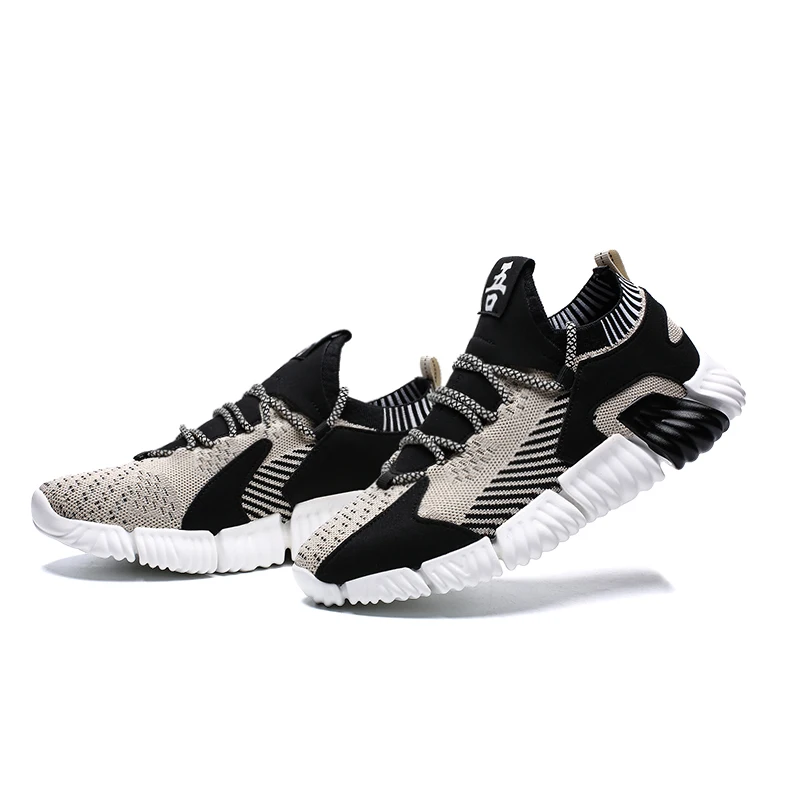 

Men Sneakers Thick Sole Breathable Mesh Running Shoes for Men Platform Chunky Shoes Outdoors Walking Shoes