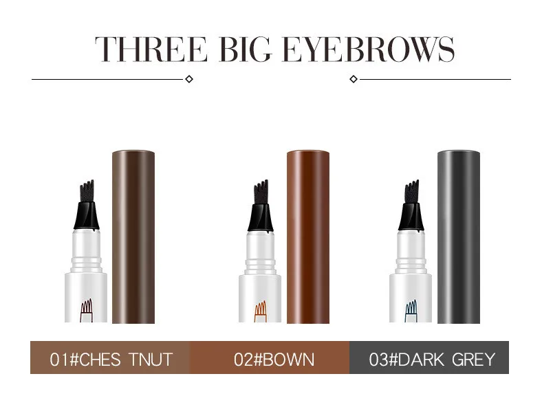 LANBENA Liquid Eyebrow Pencil Natural Long-lasting Waterproof and Sweat-proof is not Easy to smudge eyebrow pencil