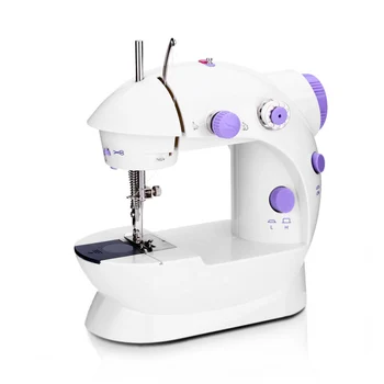 Máquina De coser para el hogar máquina De coser pequeña, Prensatelas, máquina De coser doméstica, szycia
