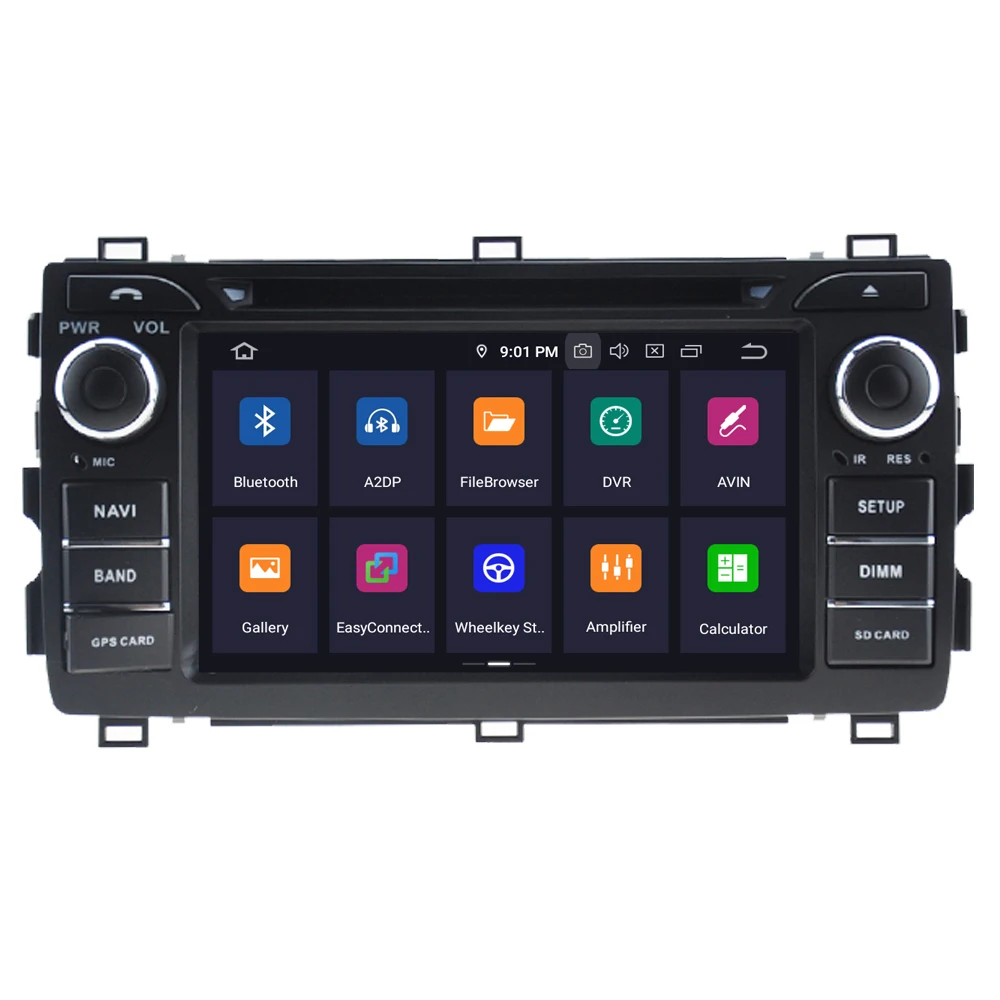 Cheap Car Multimedia Player For Toyota Auris & Auris E180 2013 - 2018 Android 9.0 Touch Screen Radio DVD GPS Navigation Sat Navi 4