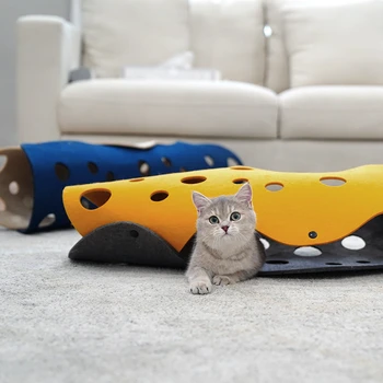 

Cat Play Tunnel For Indoor Cats Four Seasons Universal Cat Toy Cat Channel Removable And Washable Kitty Small Puppy Rabbit