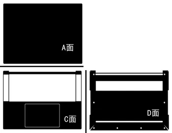 

Carbon fiber Laptop Sticker Skin Decals Cover Protector for Dell XPS 15 9500 15-9500 15.6"