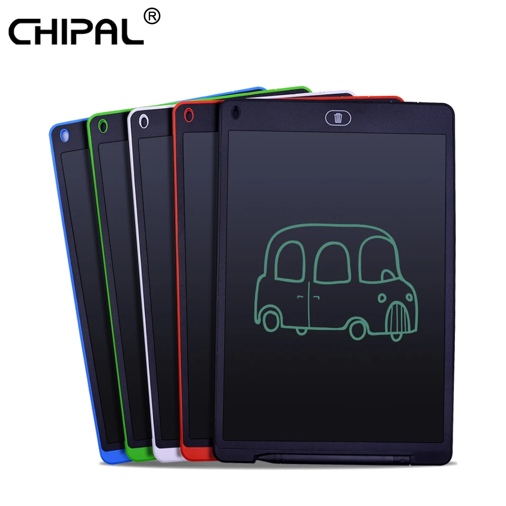 

CHIPAL 12 Inch LCD Writing Tablet Digital Graphic Tablets Electronic Handwriting Pads Drawing Board + Pen for Kids Children