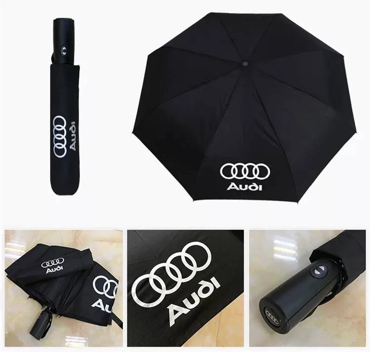 Фирменные полностью автоматические высококачественные автомобильные деловые зонты, черный зонт с длинной ручкой, мужской автоматический зонт