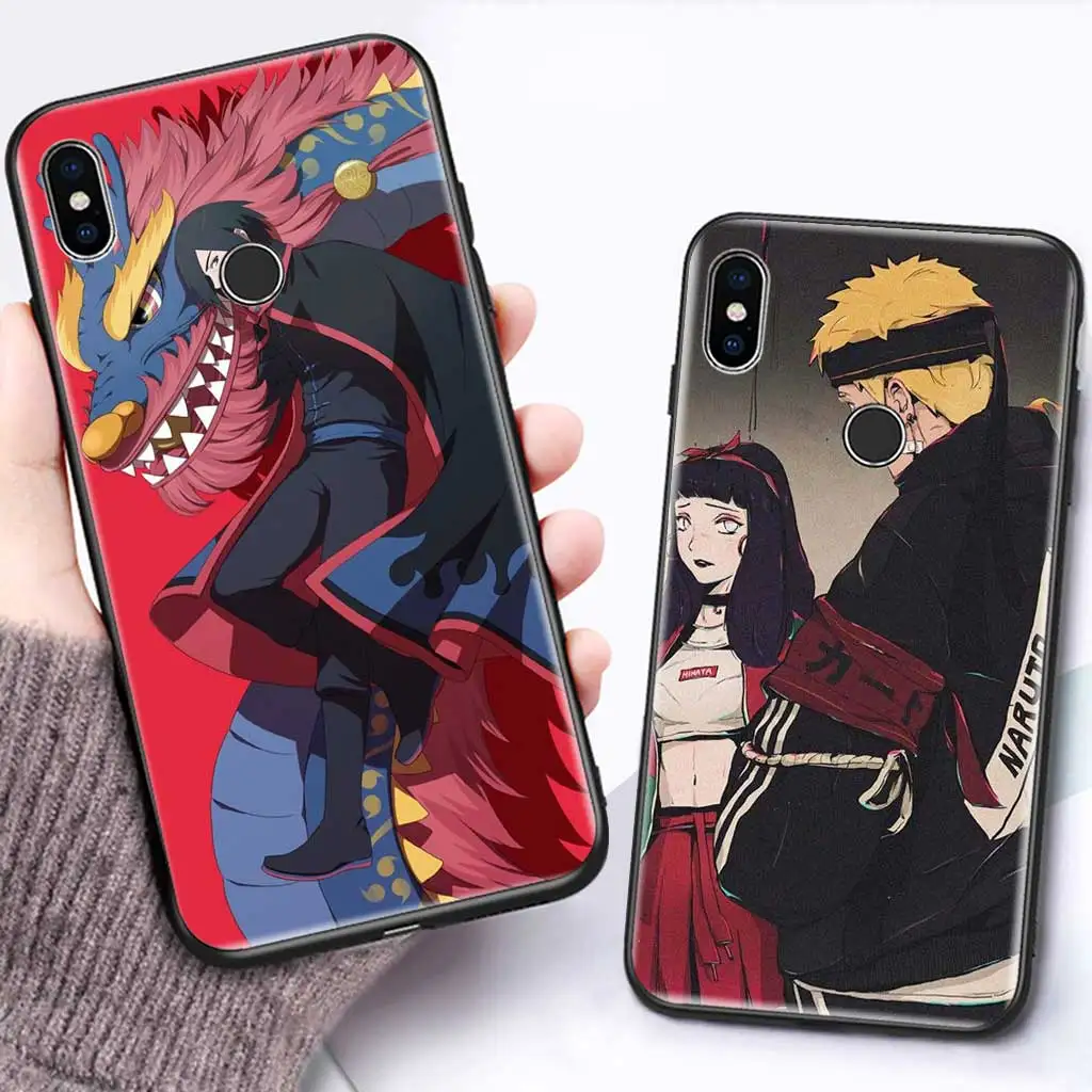 

Naruto illustration silicone case for xiaomi mi 9 se redmi note 7 7 phone cover shockproof coque
